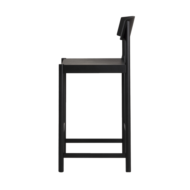 Taburete Rod 65 cm, Fresno con lasur negro Mavis