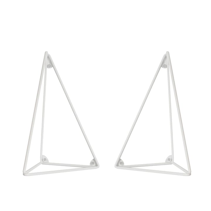 2 Soportes para balda Pythagoras - blanco - Maze