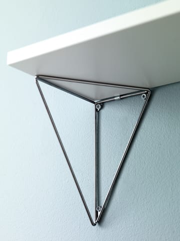 2 Soportes para balda Pythagoras - cromo - Maze