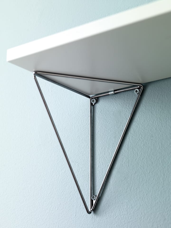 2 Soportes para balda Pythagoras, cromo Maze