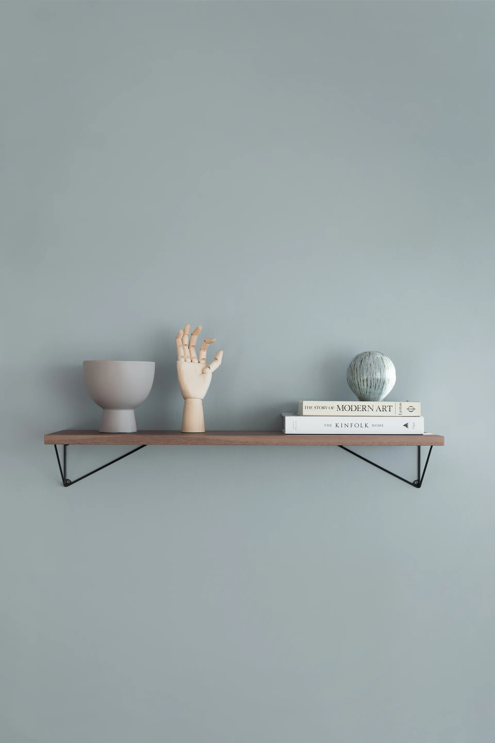 2 Soportes para balda Pythagoras, negro Maze