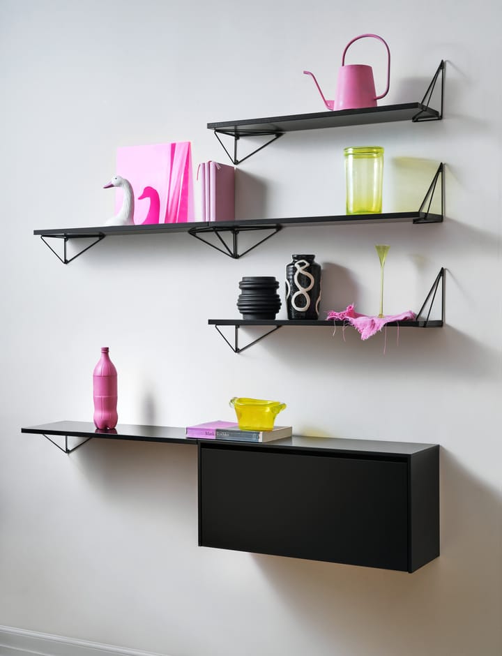 Armario de pared Pythagoras Cabinet 38x80 cm, Black Maze