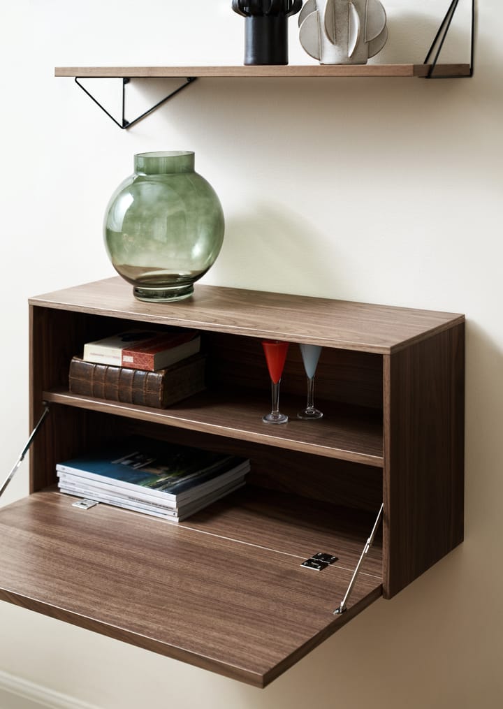 Armario de pared Pythagoras Cabinet 38x80 cm, Walnut Maze