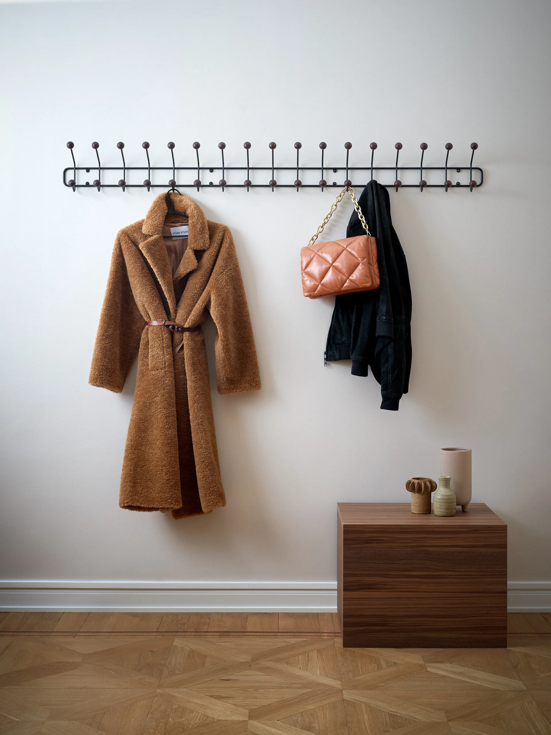 Bill Horizontal XL, negro-marrón oscuro Maze