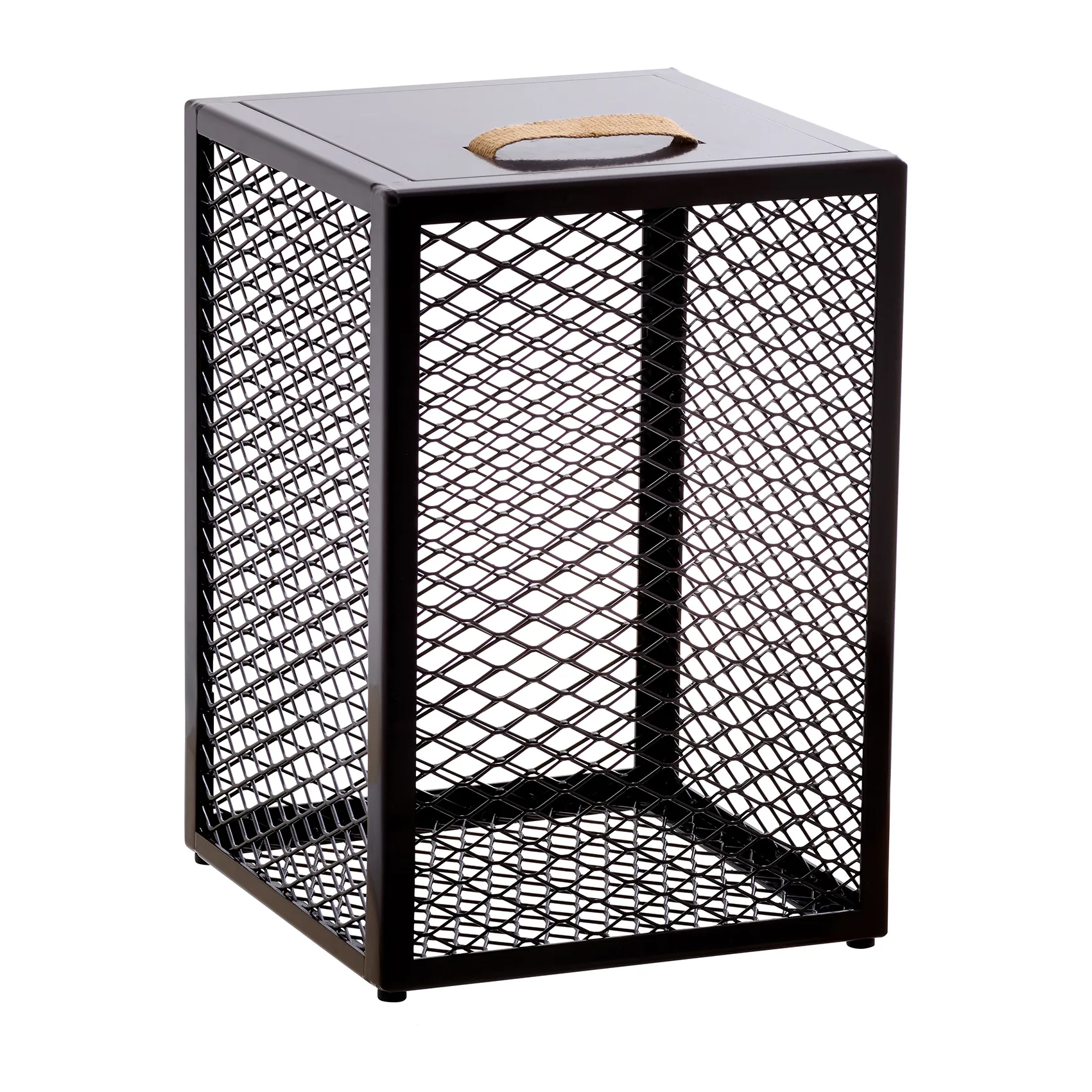 Caja de almacenaje The Cube, Dark chocolate Maze