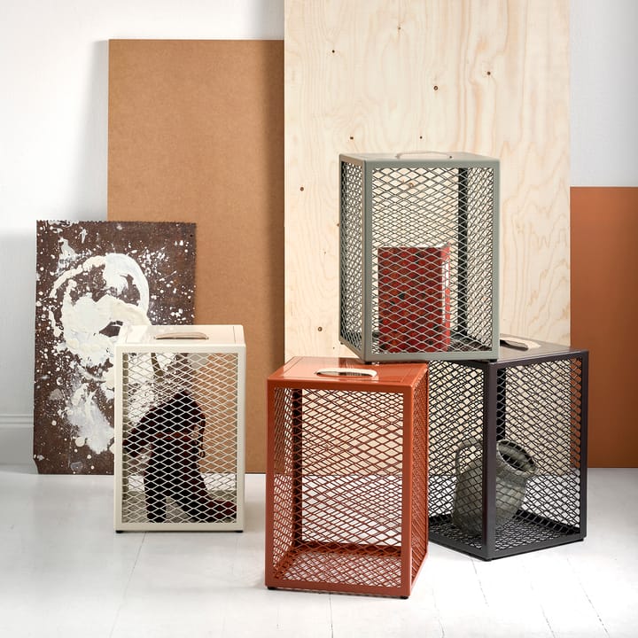Caja de almacenaje The Cube, Dark chocolate Maze