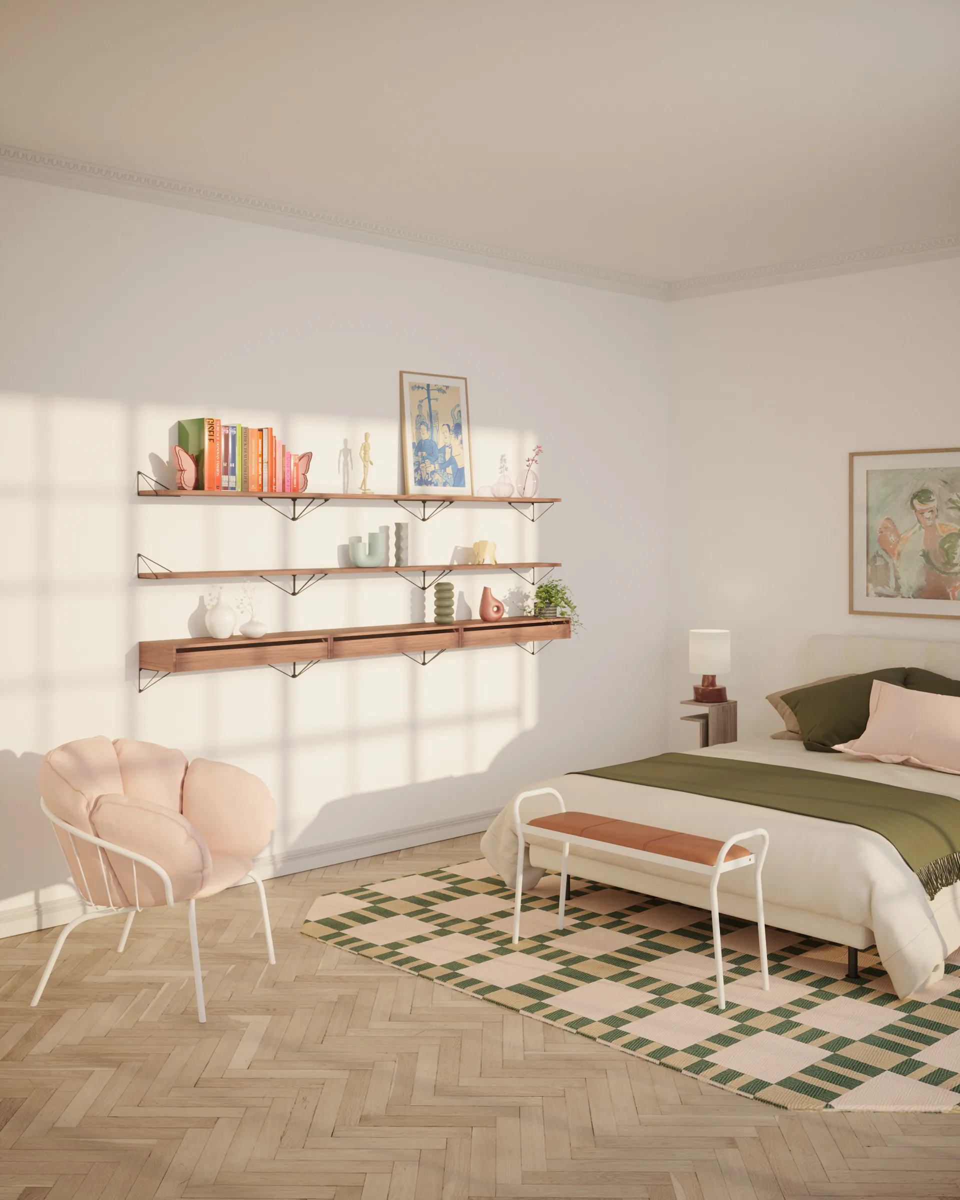 Cajón Pythagoras L, nogal Maze