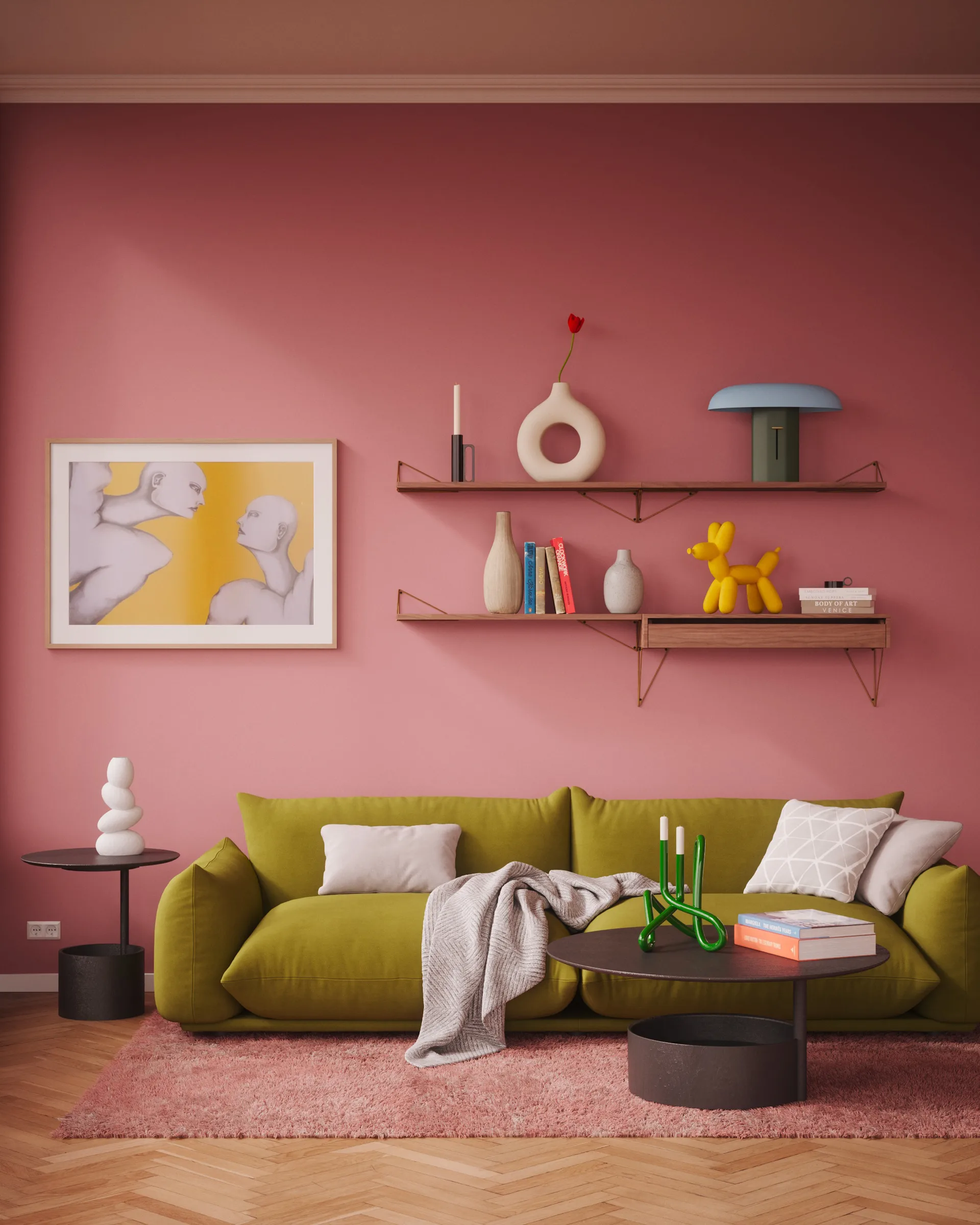 Cajón Pythagoras L, nogal Maze