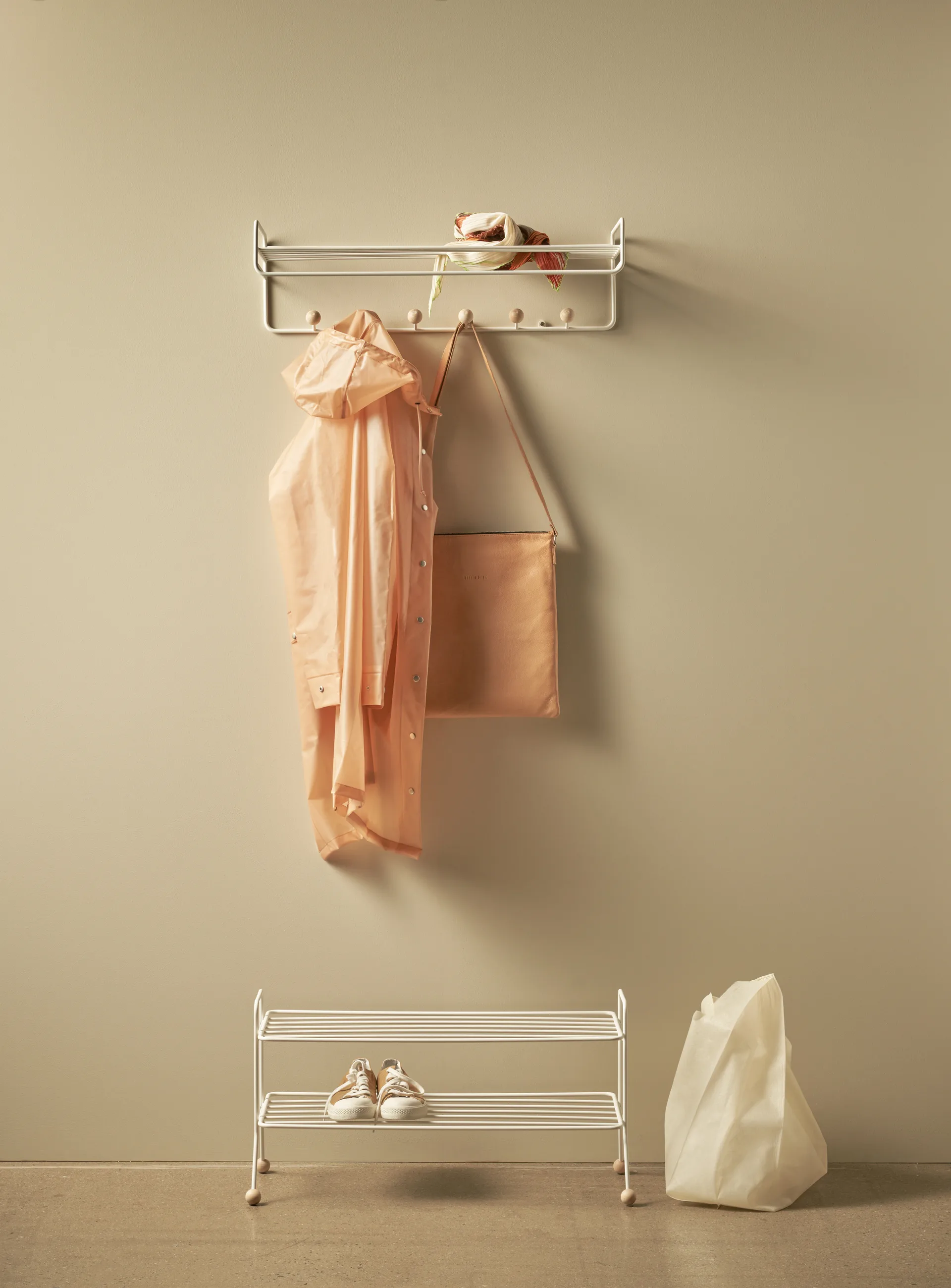 Colgador Bill Hat rack, Blanco Maze