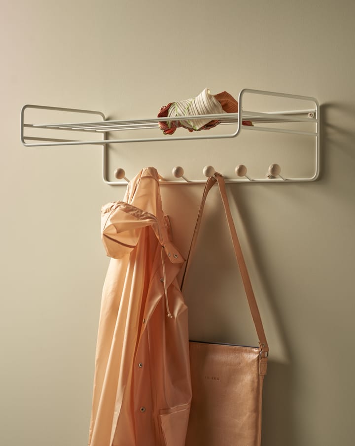 Colgador Bill Hat rack, Gris seda Maze