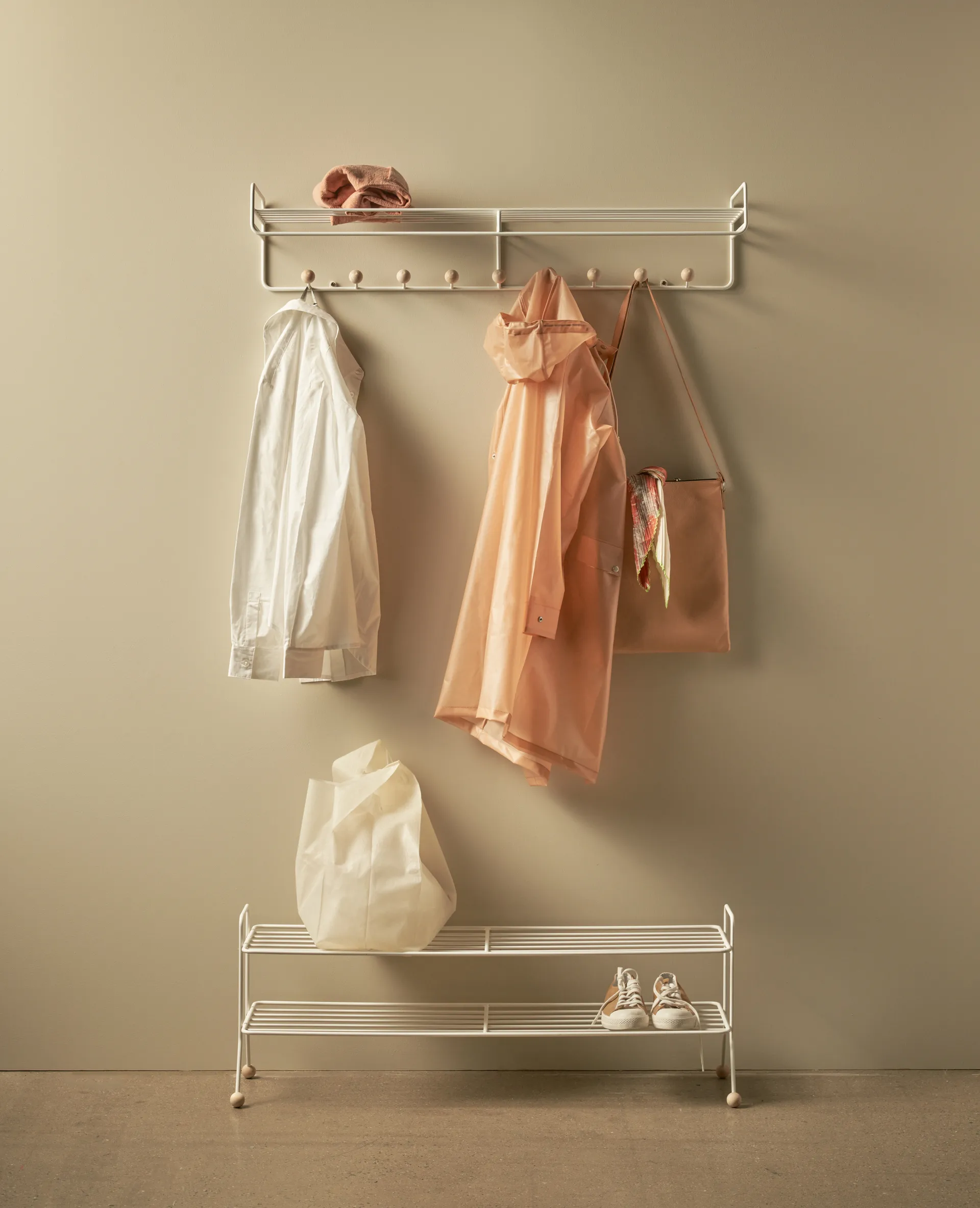 Colgador Bill Hat rack L, Blanco Maze