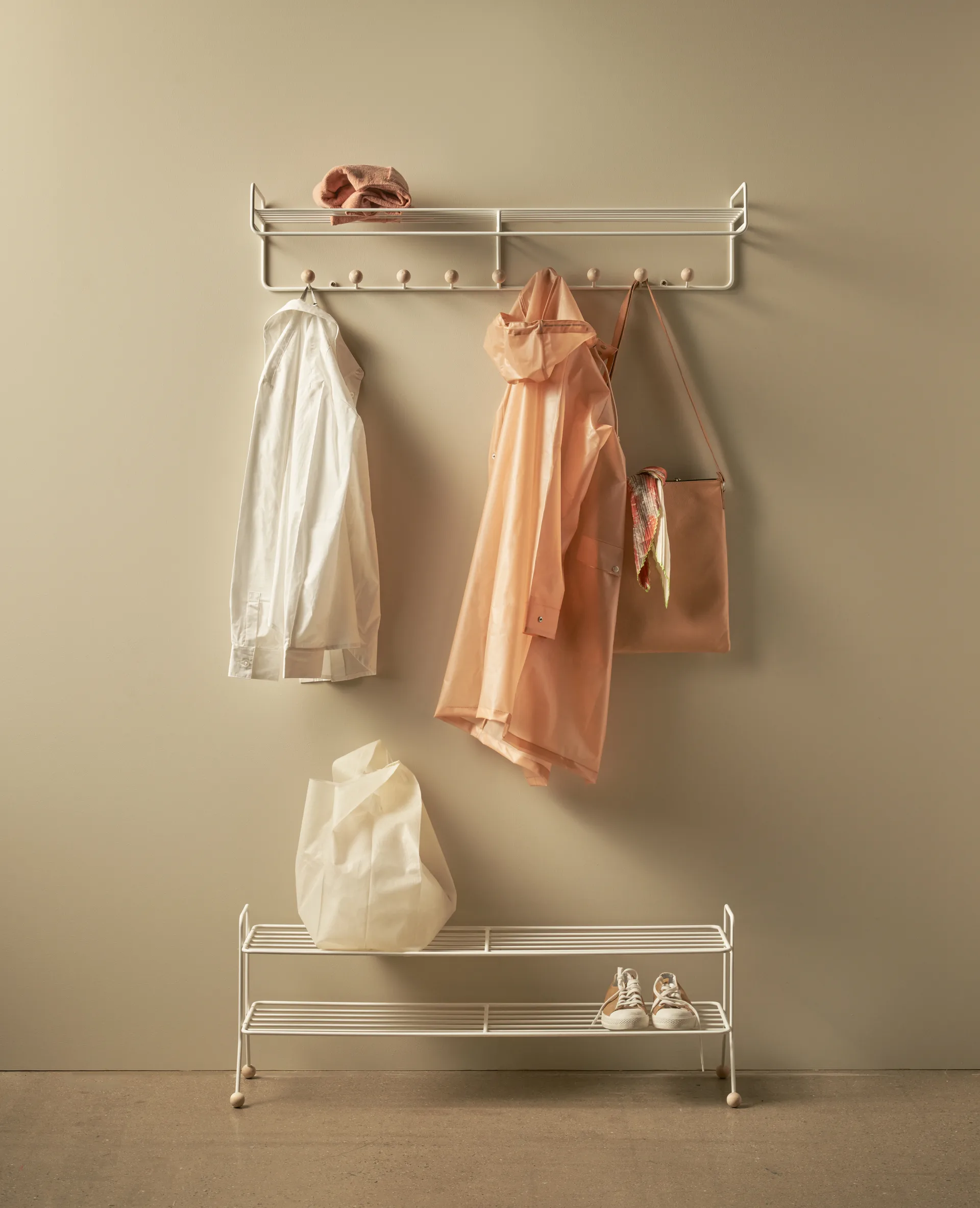 Colgador Bill Hat rack L, Greige Maze