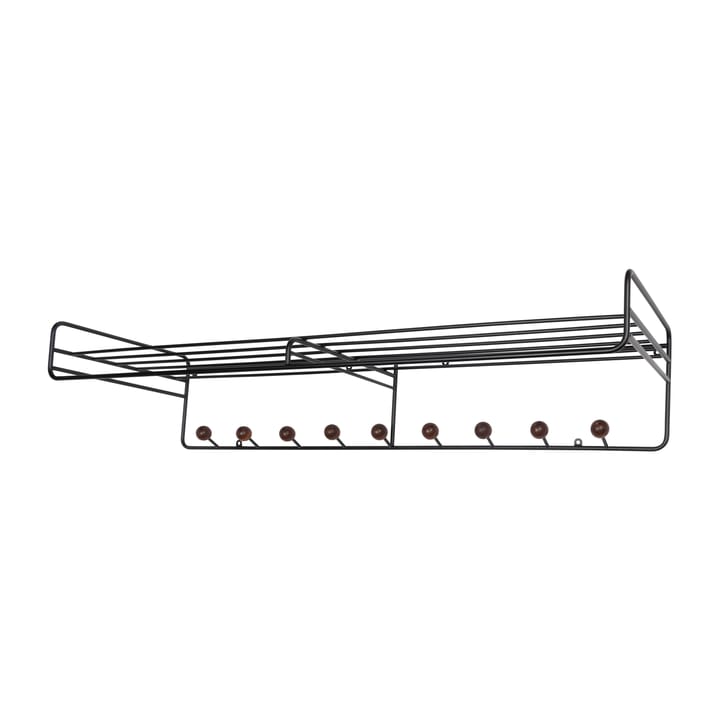 Colgador Bill Hat rack L - Negro-marrón oscuro - Maze