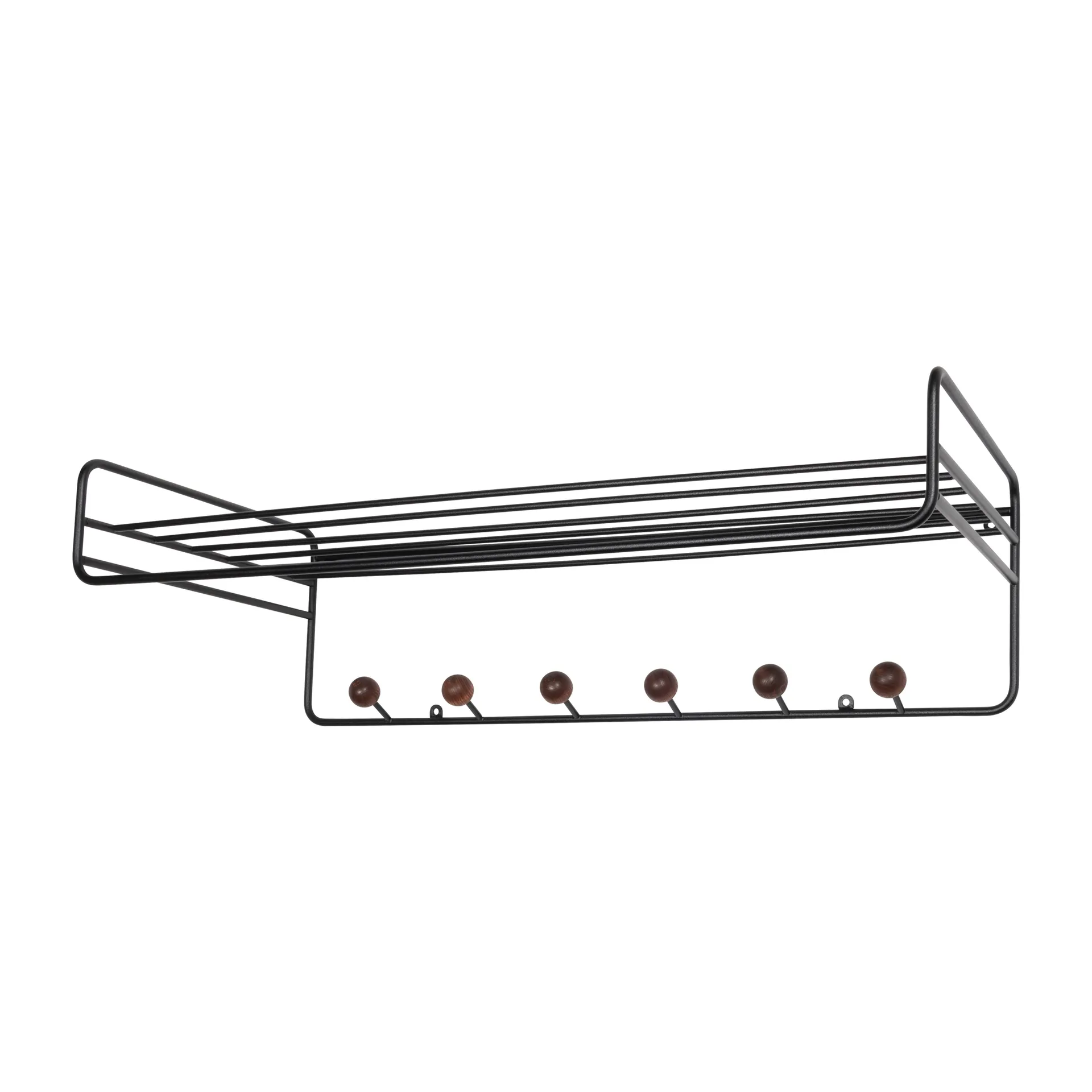 Colgador Bill Hat rack, Negro-marrón oscuro Maze