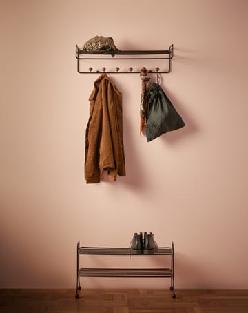 Colgador Bill Hat rack - Negro-marrón oscuro - Maze