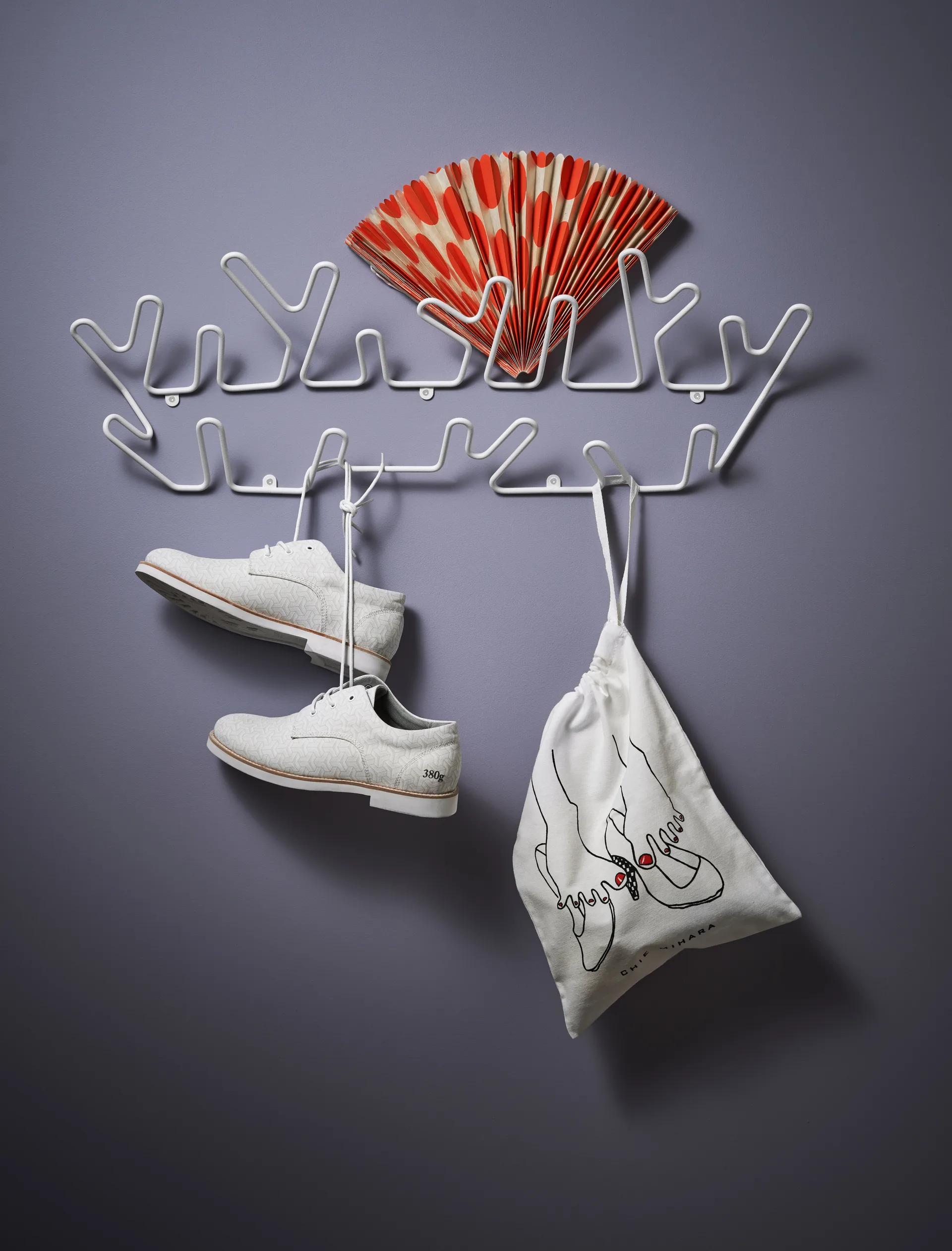 Colgador Crown L, White Maze