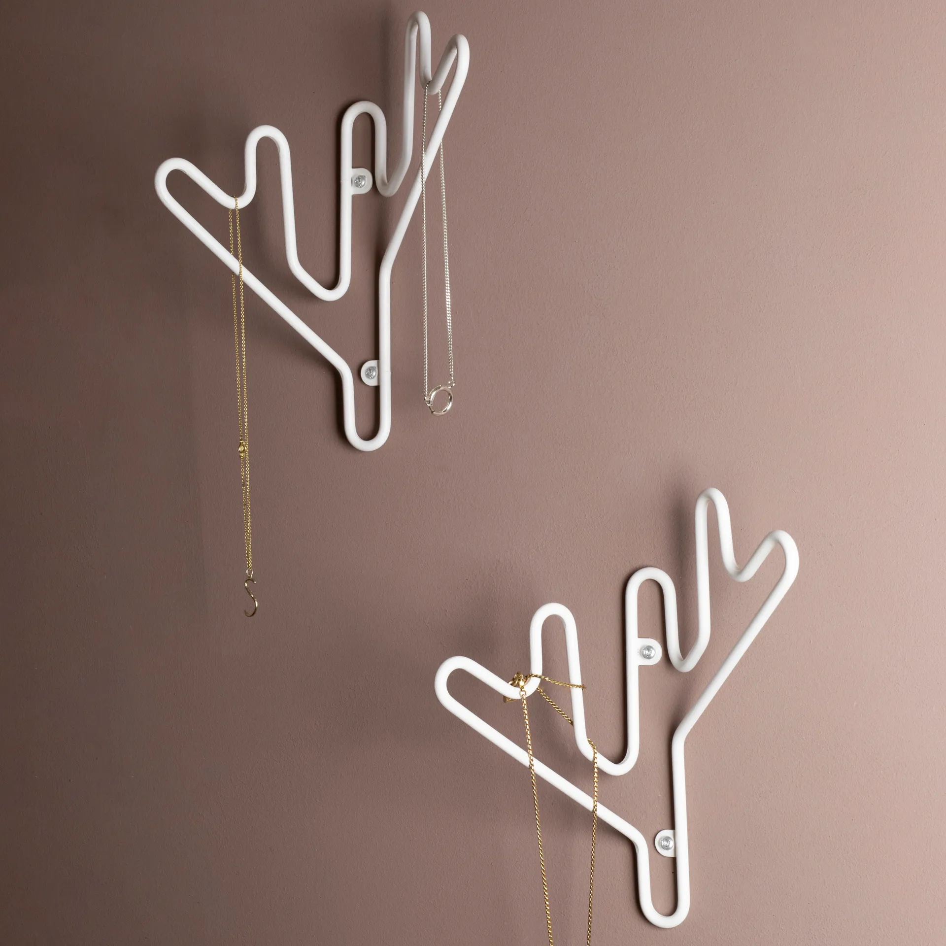 Colgador Twig, blanco Maze