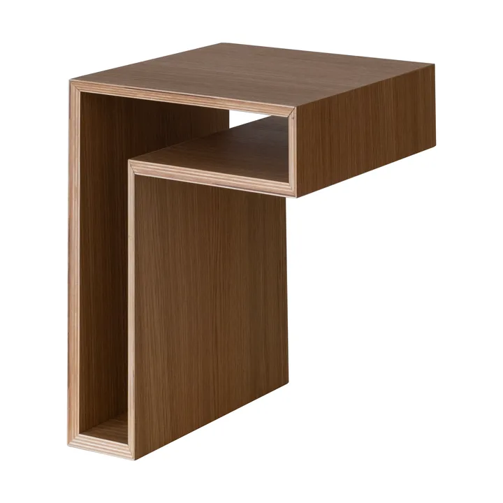 Estante de pared L-shelf - Nogal, 30×38×29 cm - Maze
