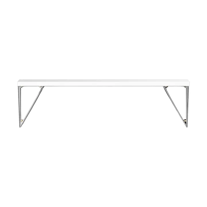 Estante Pythagoras, Blanco-cromo, 20x80 cm - Maze