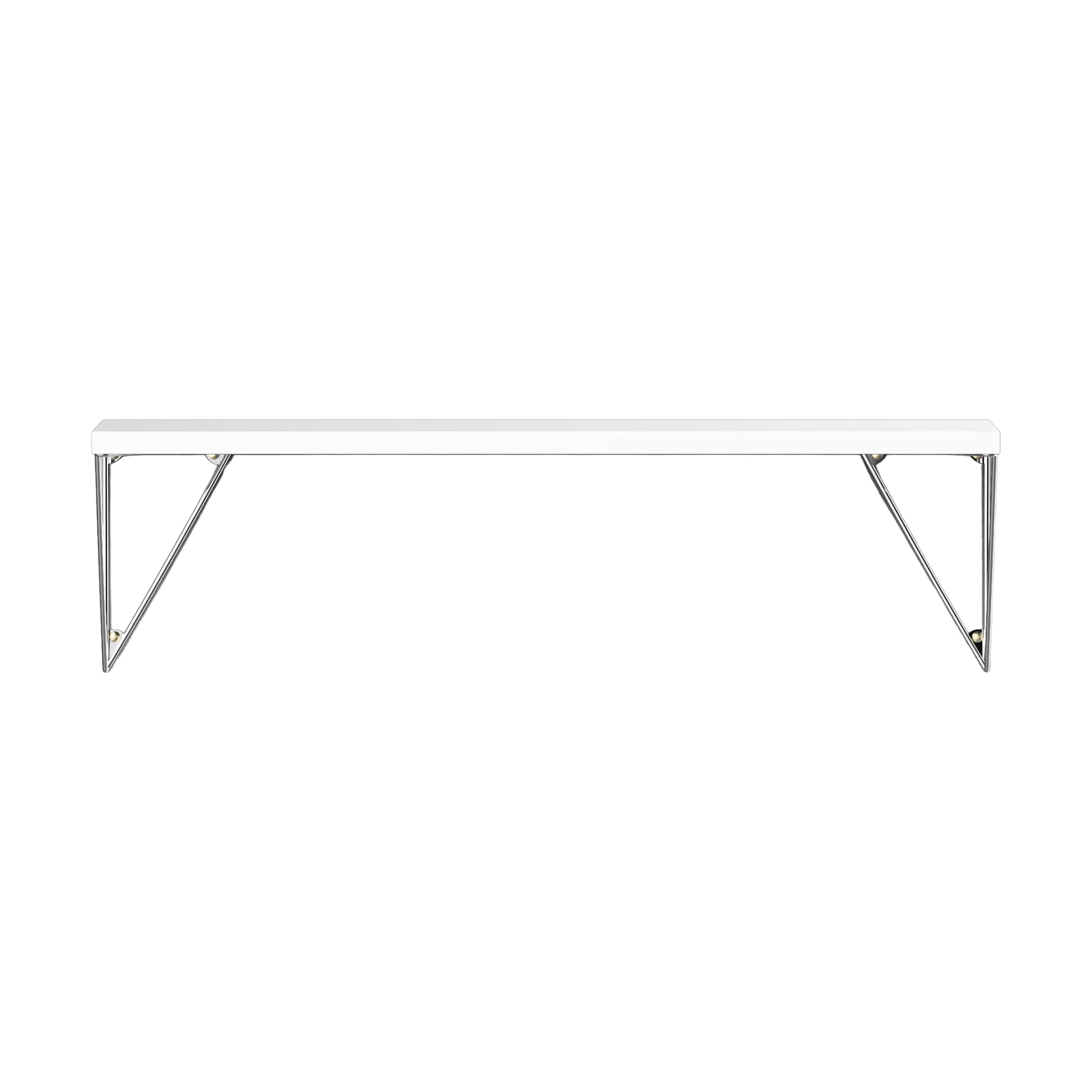 Estante Pythagoras, Blanco-cromo, 20x80 cm Maze