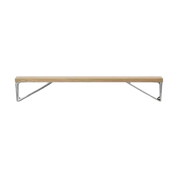 Estante Pythagoras, Roble-cromo, 20x80 cm - Maze