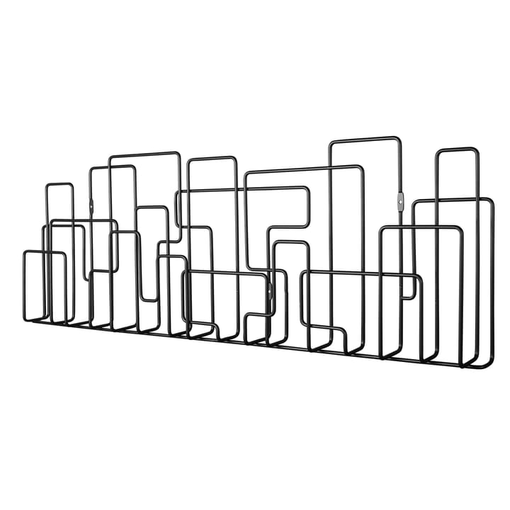 Estante revistero City Sunday, negro Maze