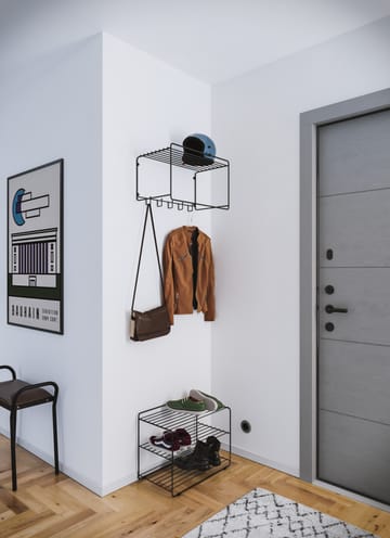 Estante sombrerero Uptown - negro - Maze