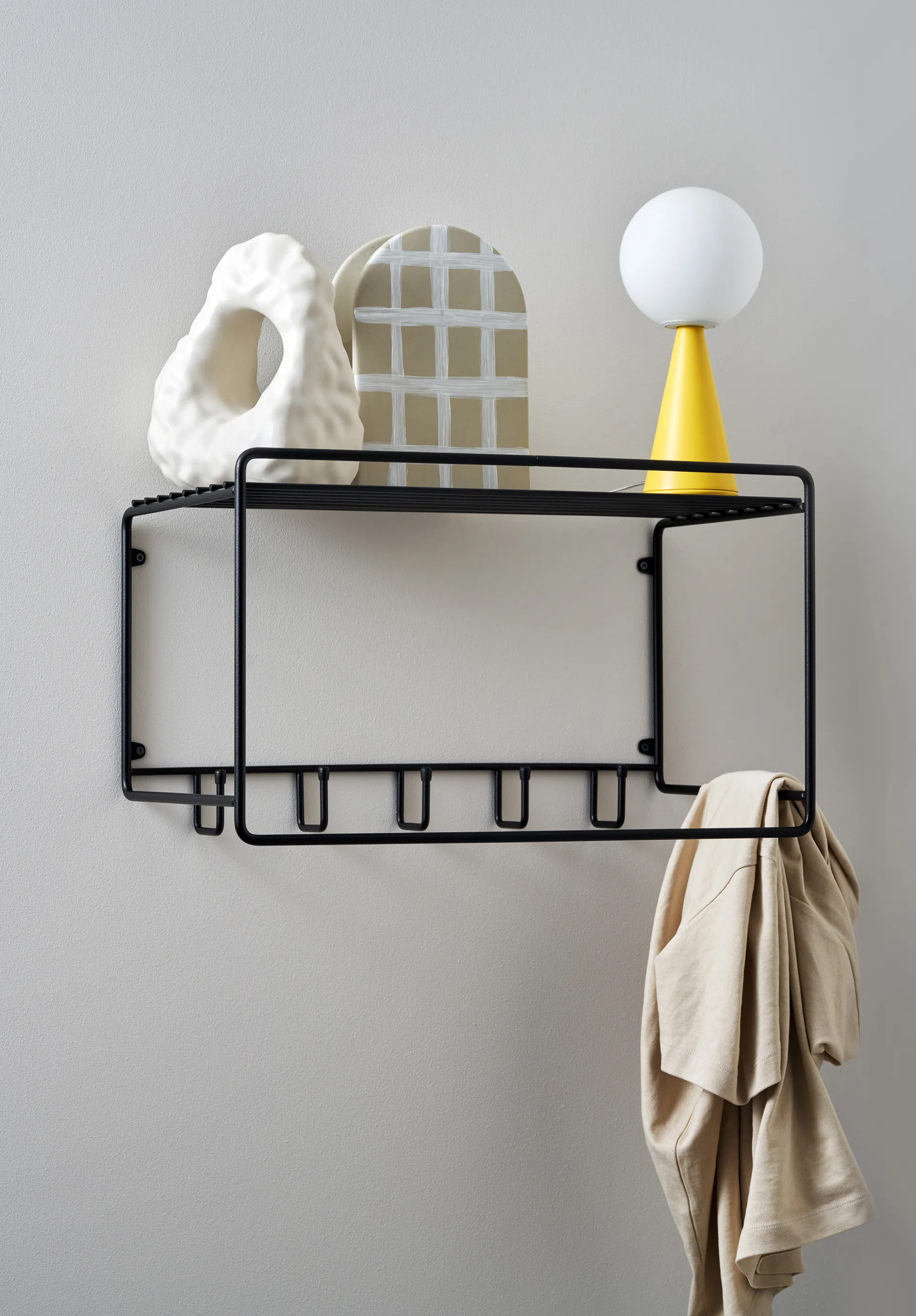 Estante sombrerero Uptown, negro Maze