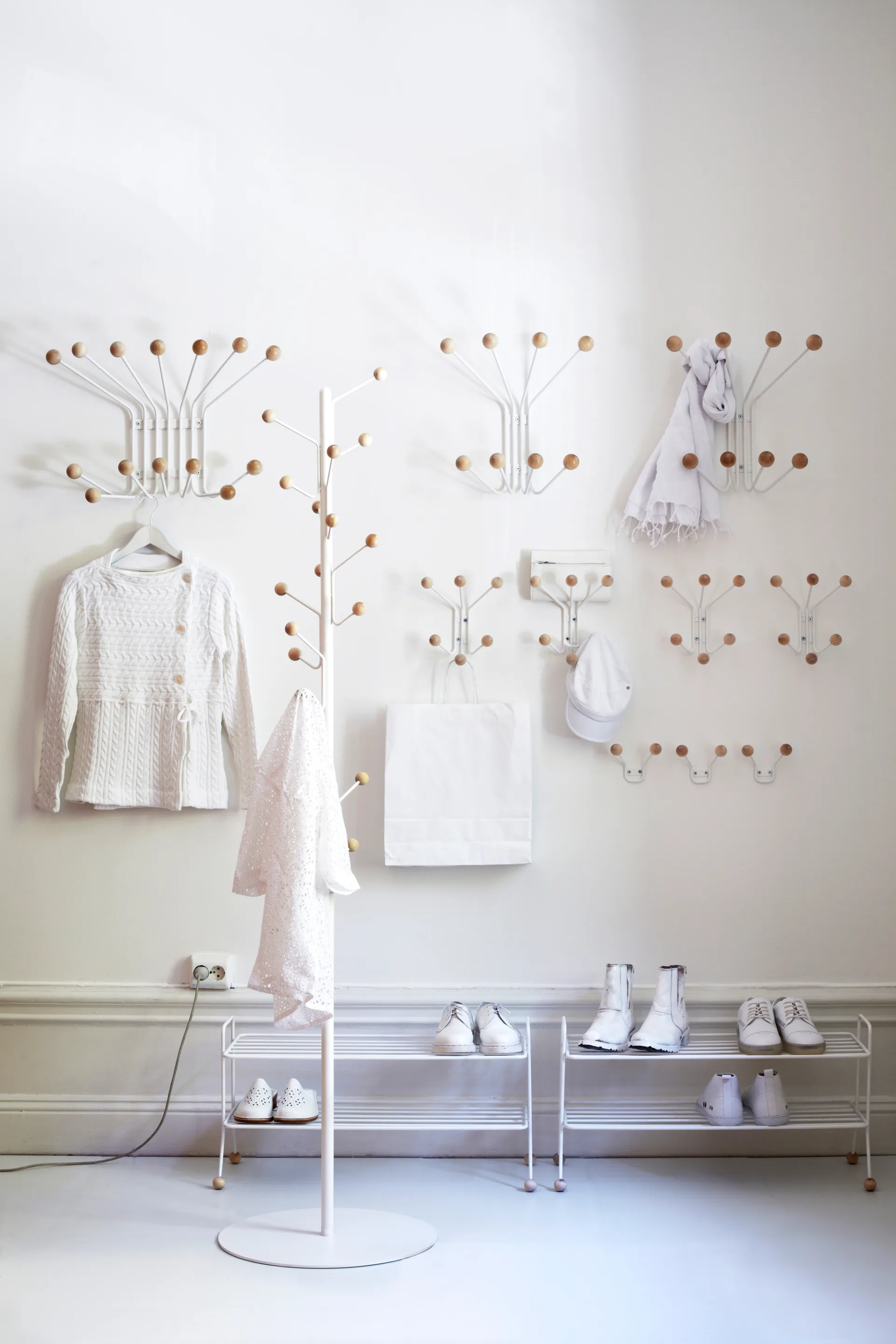 Estante zapatero Bill, blanco Maze