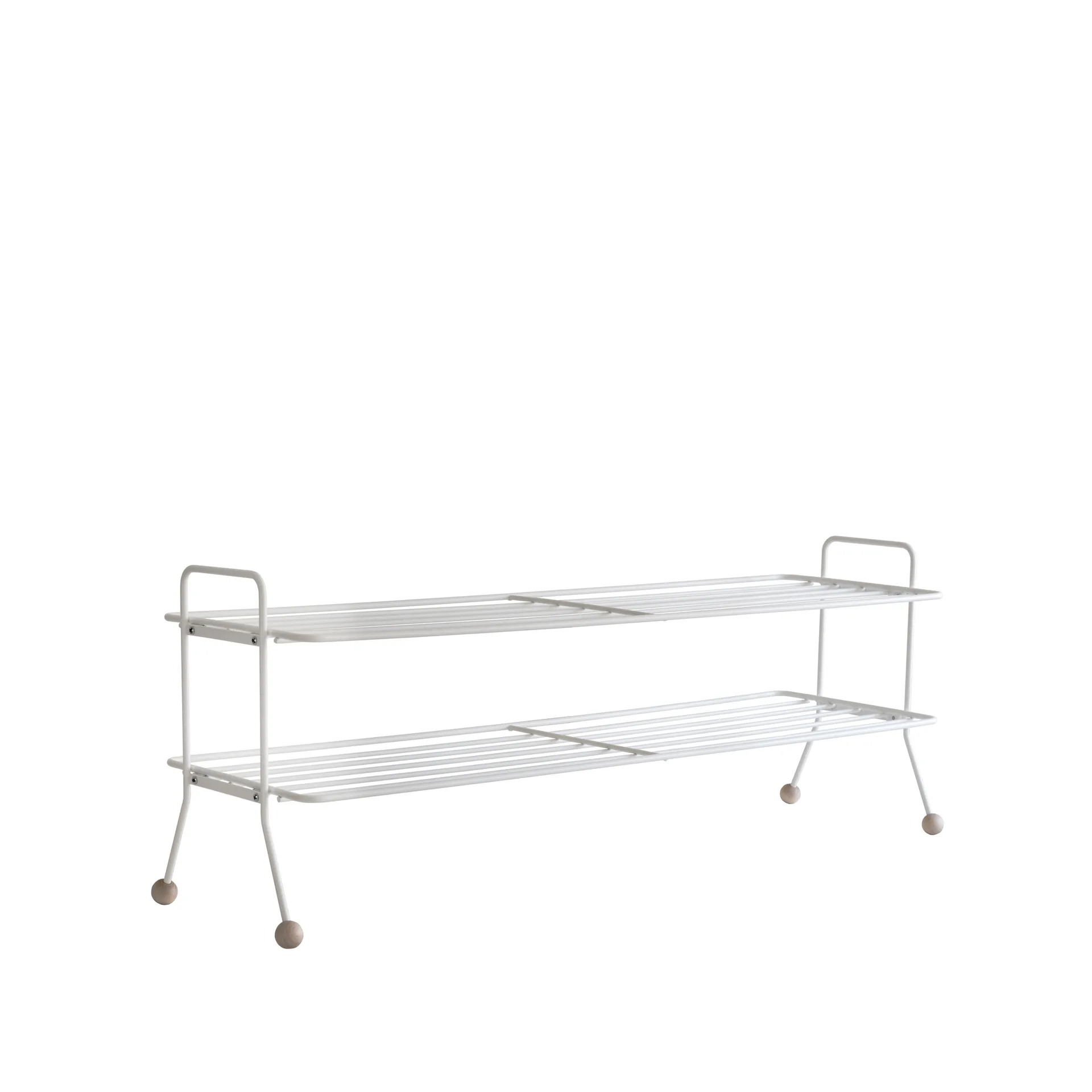 Estante zapatero Bill Shoe Shelf L, Blanco Maze