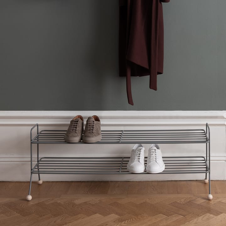 Estante zapatero Bill Shoe Shelf L, Gris Maze