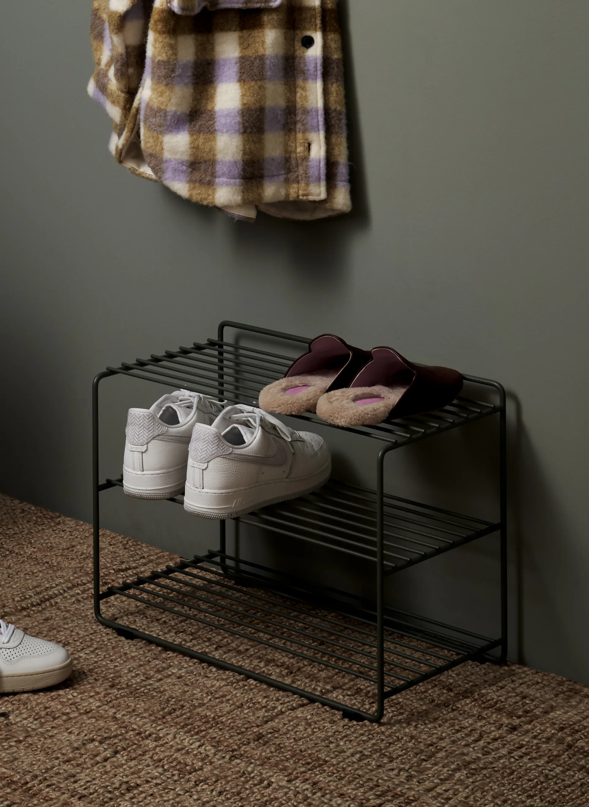 Estante zapatero Downtown, verde Maze