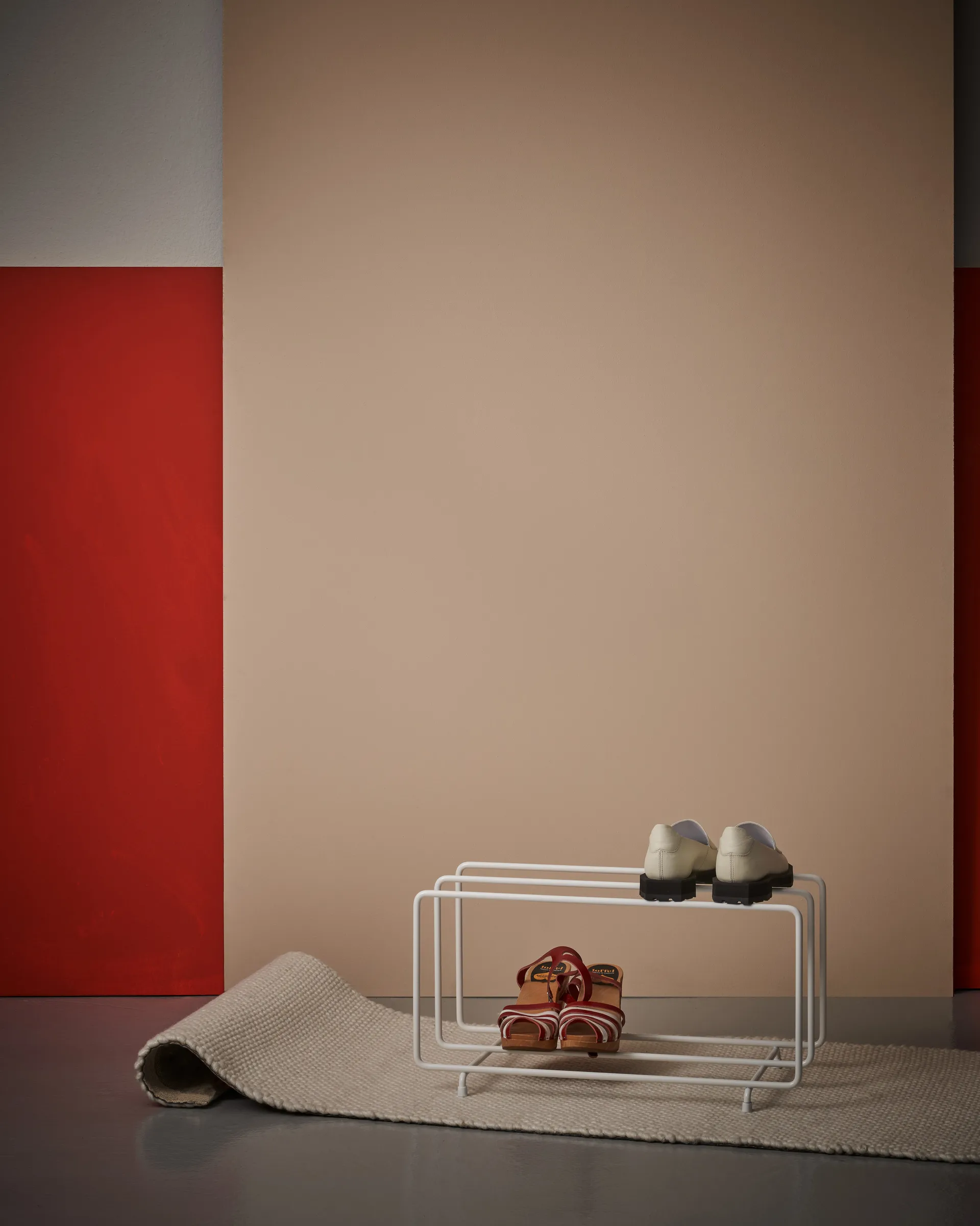 Estante zapatero Mixrack, blanco Maze