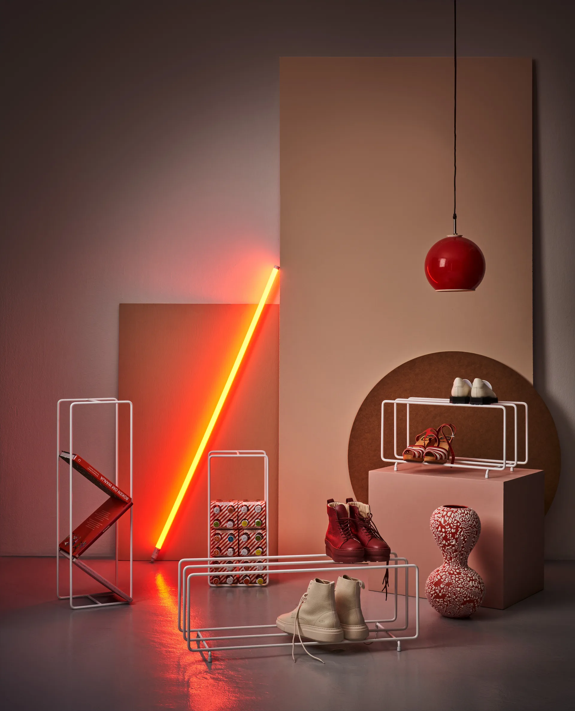 Estante zapatero Mixrack, blanco Maze