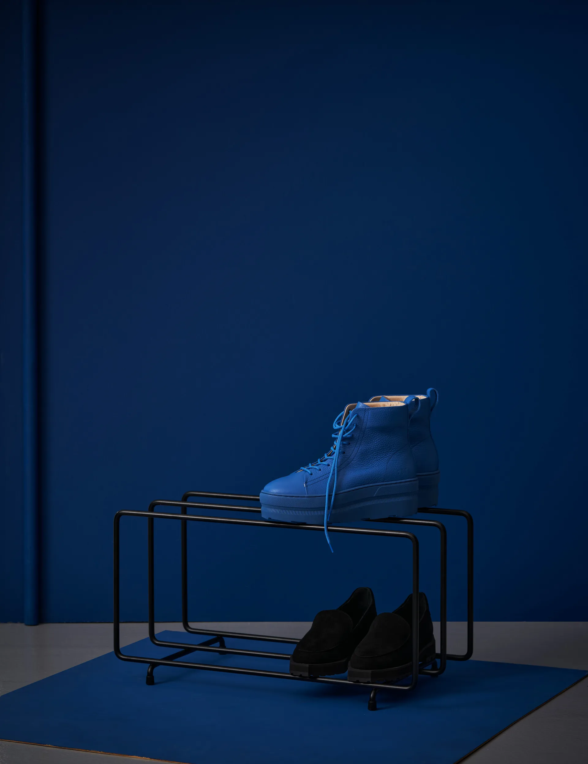 Estante zapatero Mixrack, negro Maze