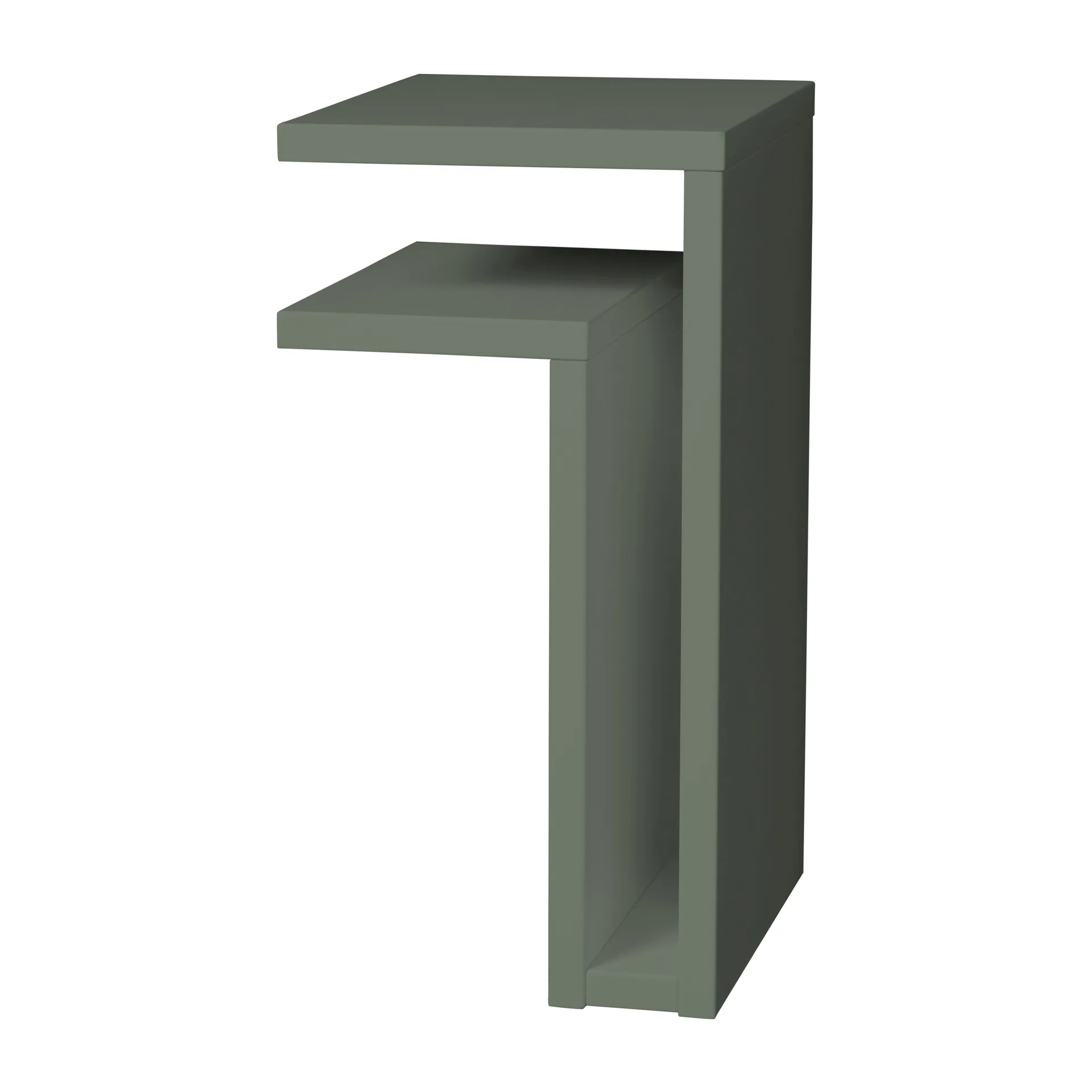 Estantería de pared F-shelf green grey, Estante a la izquierda Maze