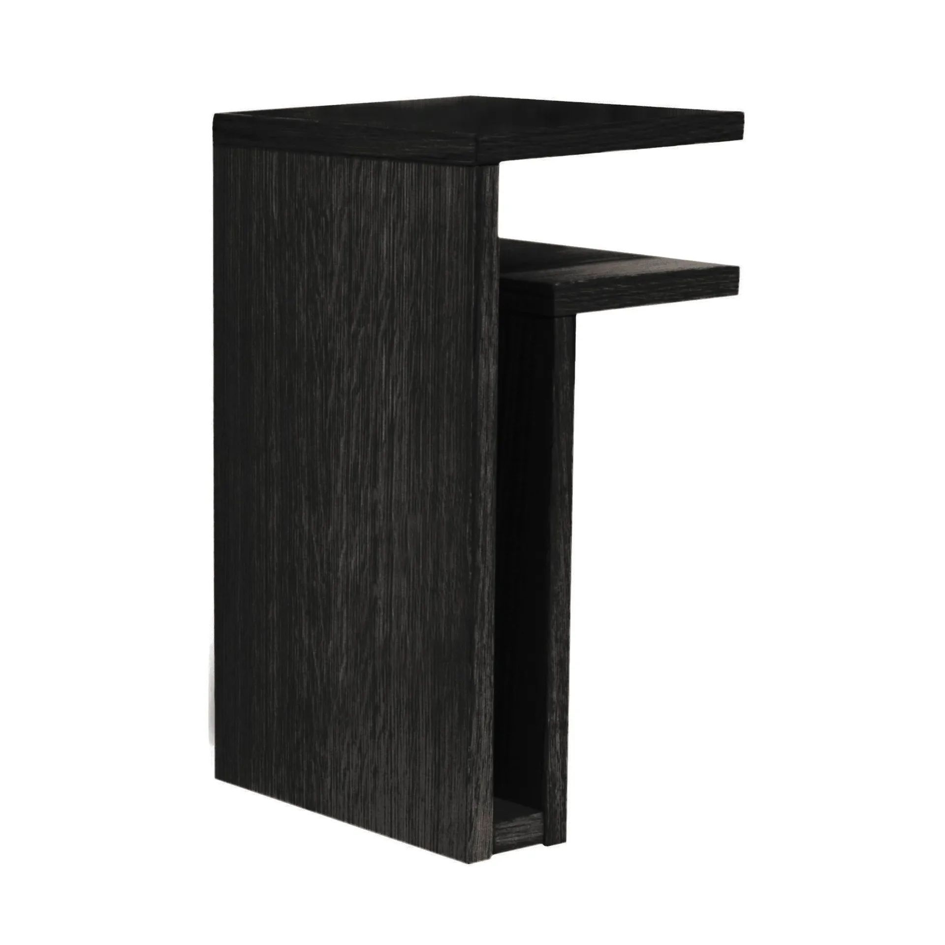 Estantería de pared F-shelf, negro, estante a la derecha Maze