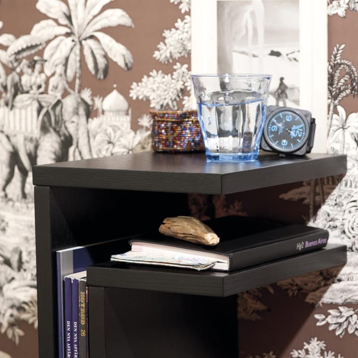 Estantería de pared F-shelf, negro, estante a la derecha Maze