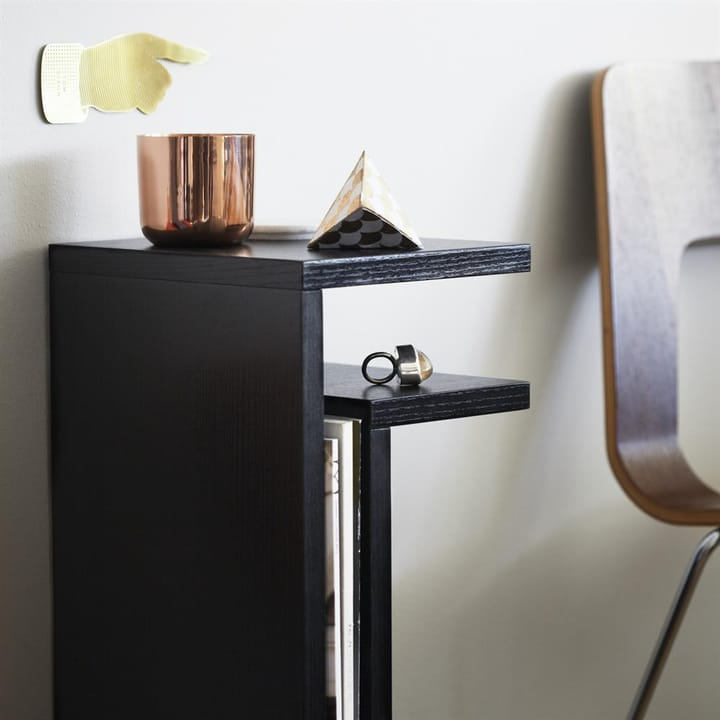 Estantería de pared F-shelf, negro, estante a la derecha Maze
