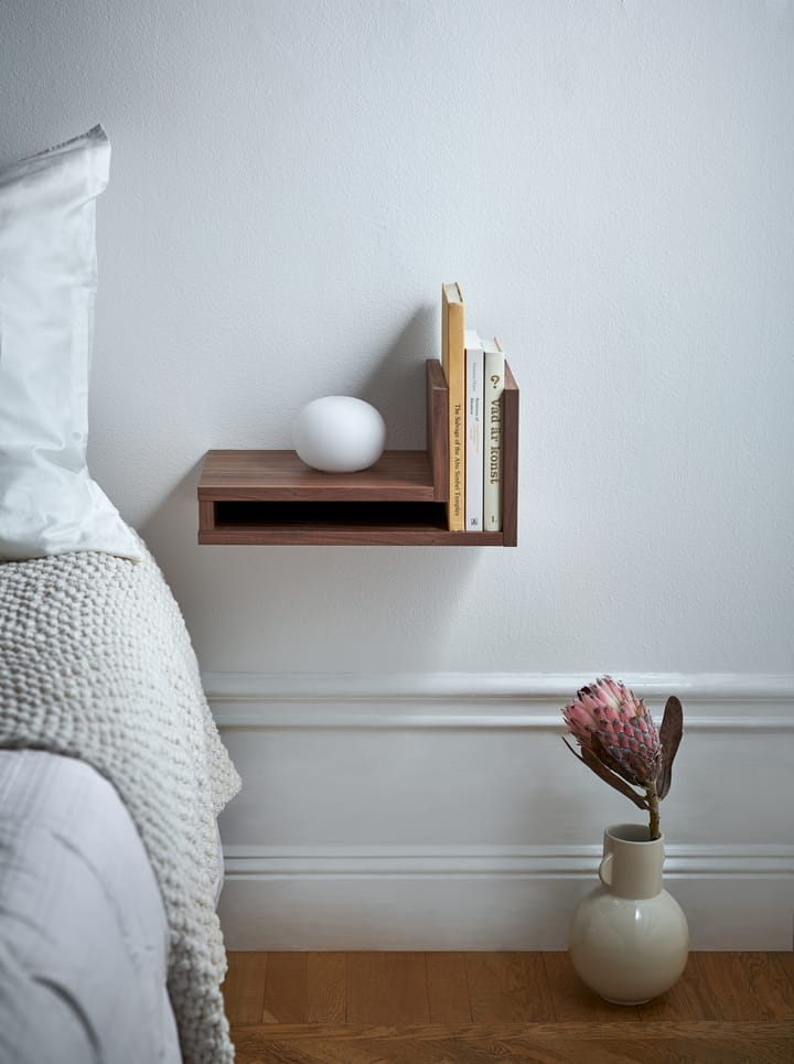 Estantería de pared F-shelf nogal, estante a la izquierda Maze