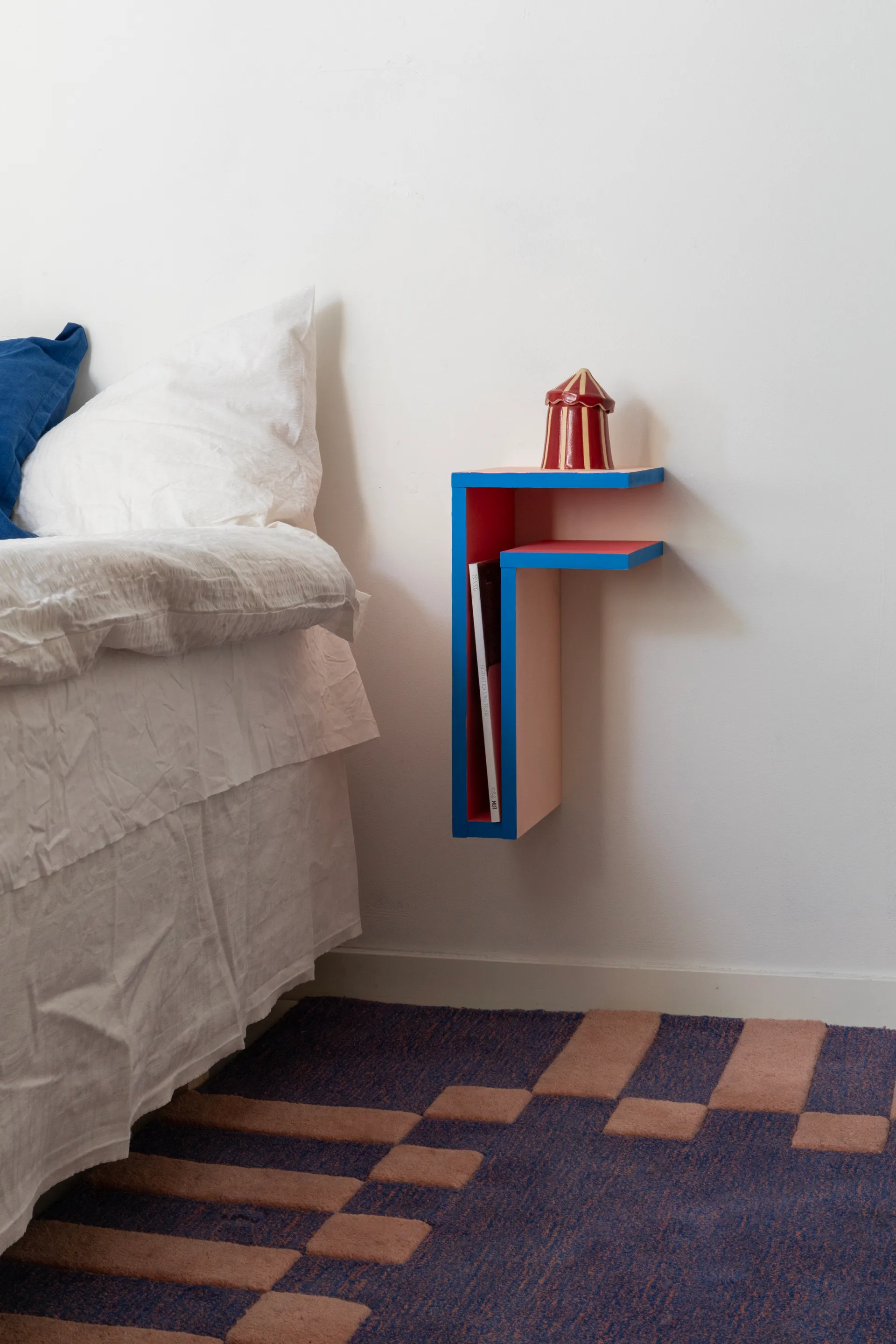 Estantería de pared F-shelf Play DIY, Pino, derecha Maze