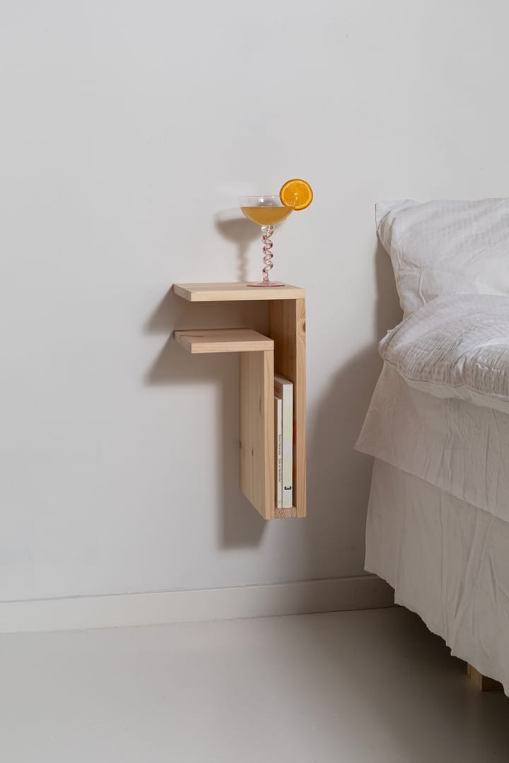 Estantería de pared F-shelf Play DIY, Pino, izquierdo Maze