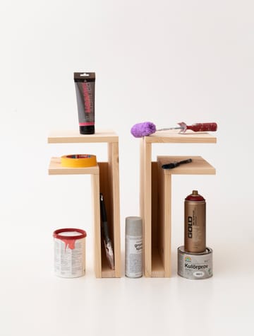 Estantería de pared F-shelf Play DIY - Pino, izquierdo - Maze