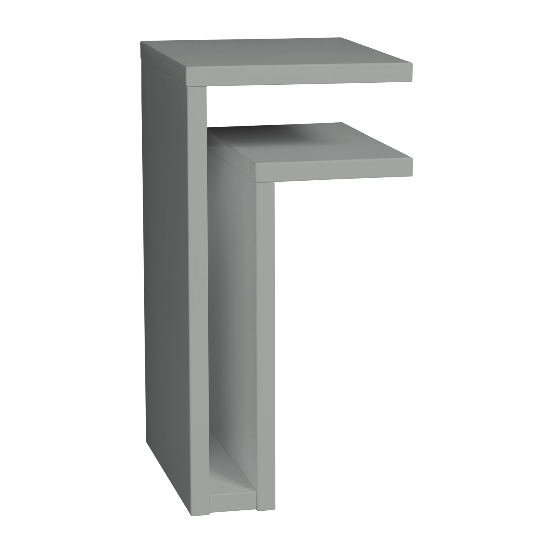 Estantería de pared F-shelf silk grey, Estante a la derecha Maze