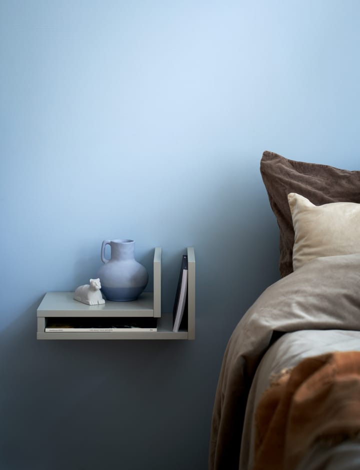 Estantería de pared F-shelf silk grey, Estante a la izquierda Maze