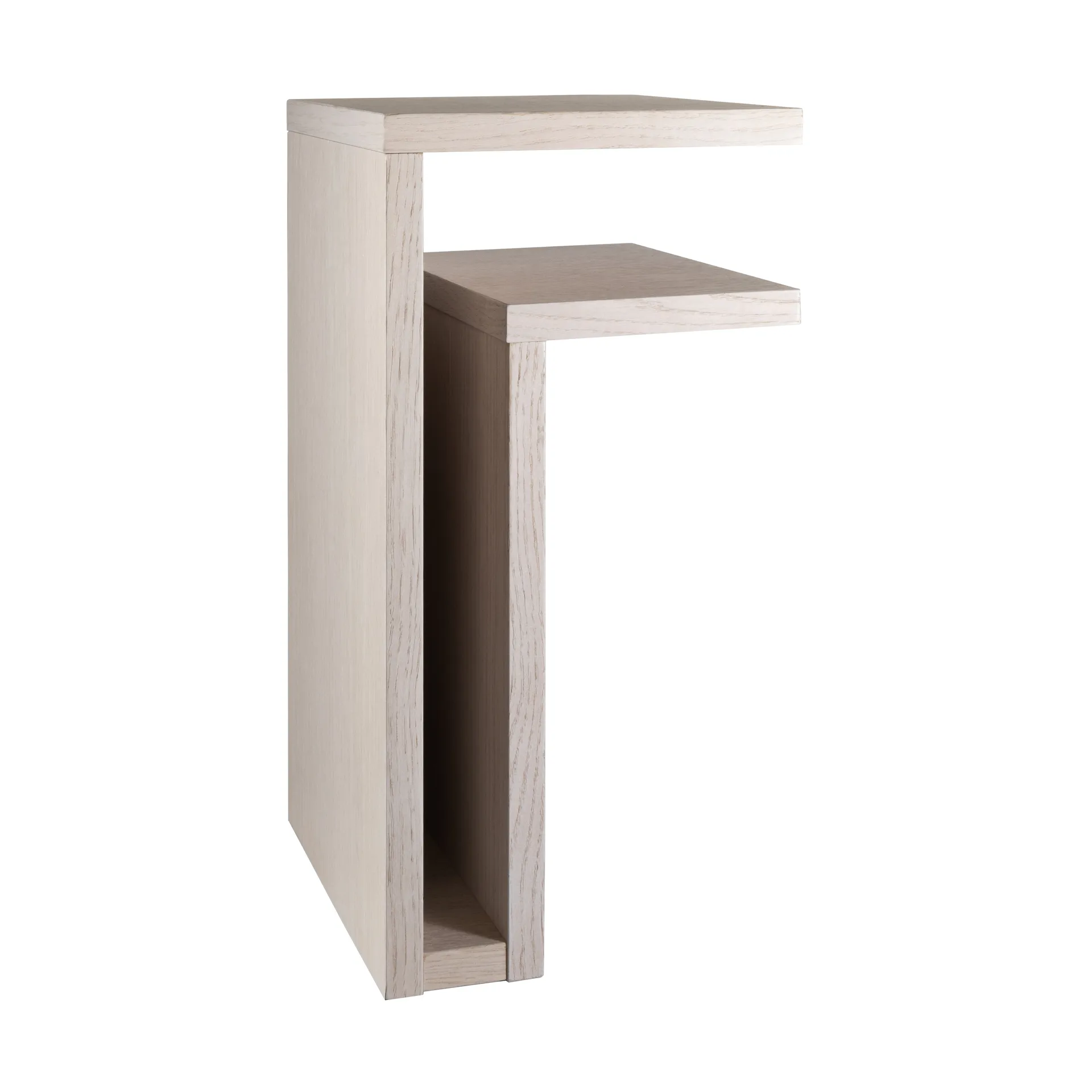 Estantería de pared F-shelf white oak, Estante a la derecha Maze