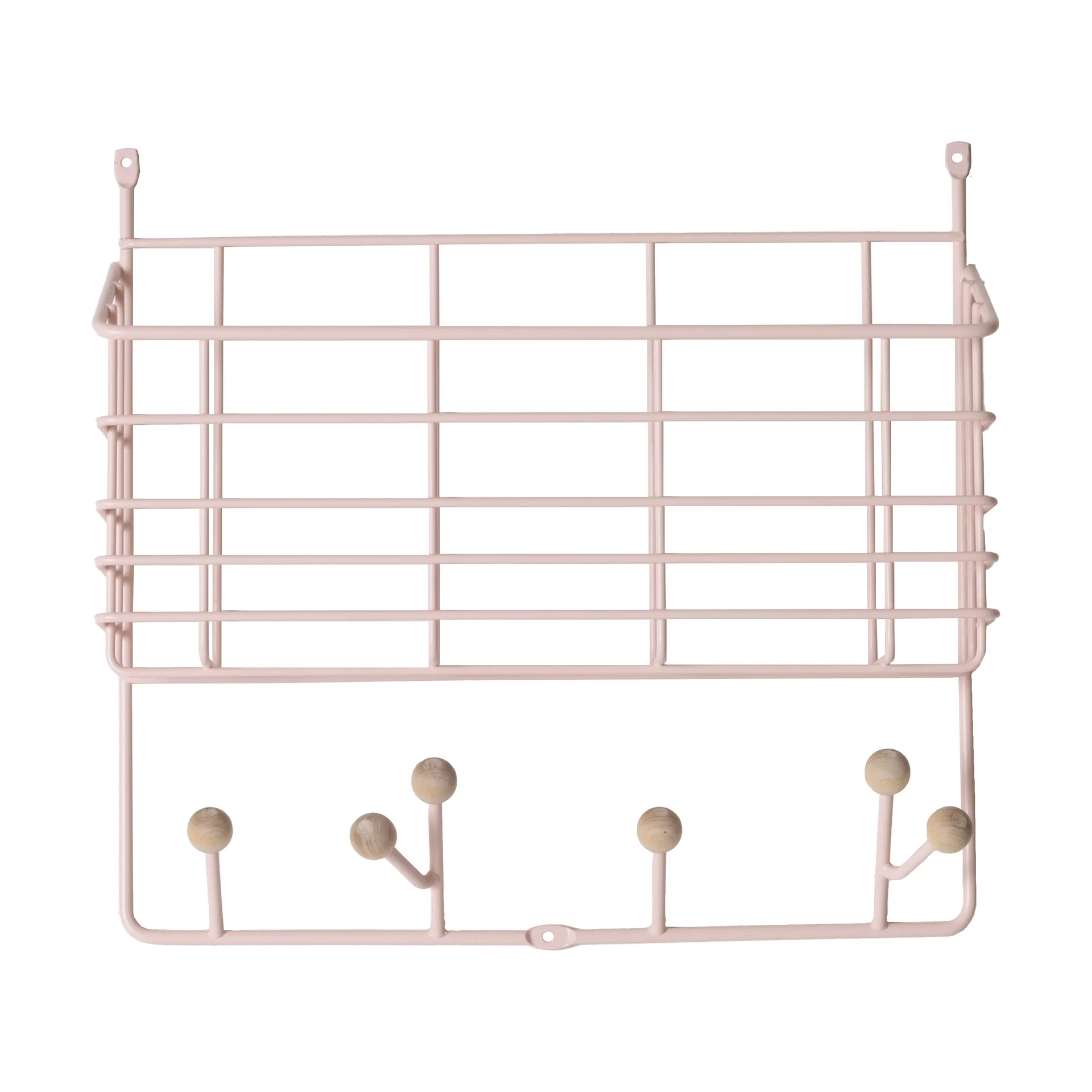 Estantería Mitten shelf junior, Pale pink, 38,6×35,2×8,6 cm Maze