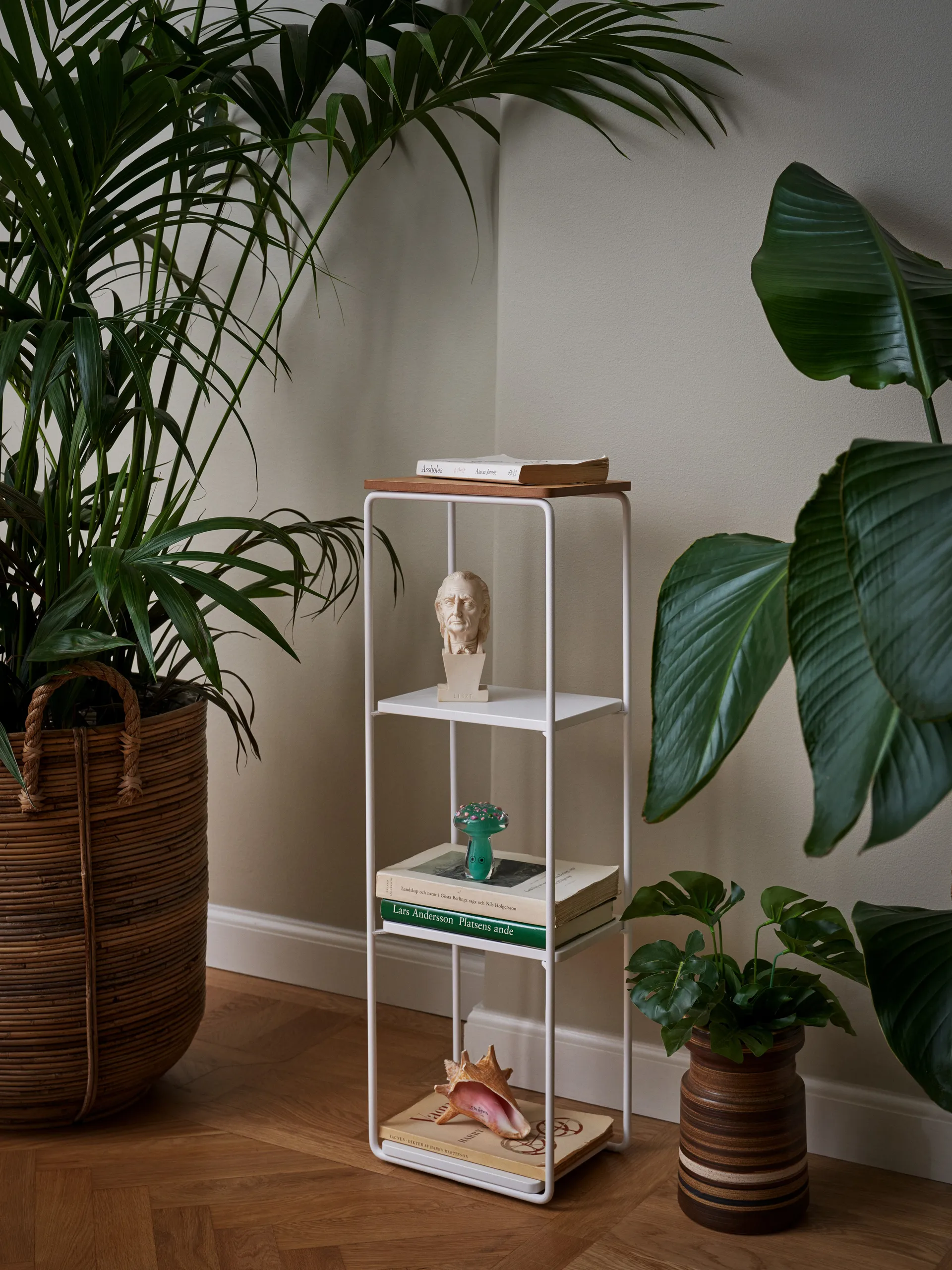 Estantería Mixrack Floor Shelf L 26x19x82,2 cm, Oak-white Maze