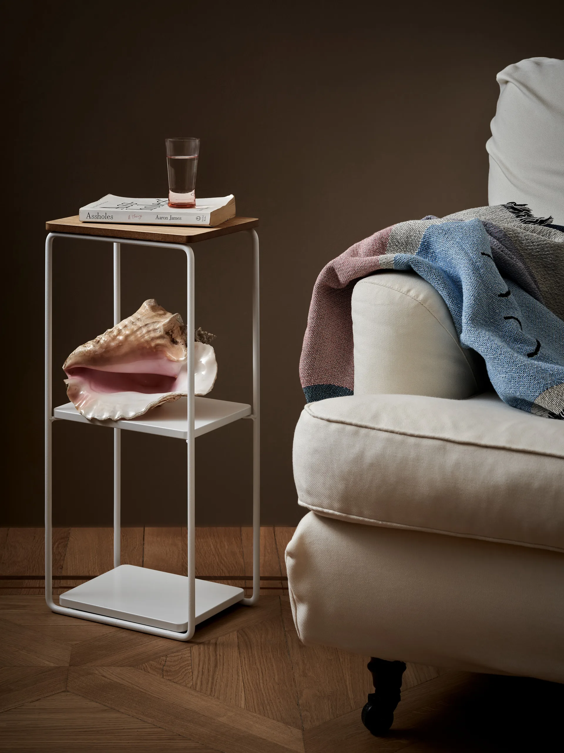 Estantería Mixrack Floor Shelf S 26x19x57,2 cm, Oak-white Maze