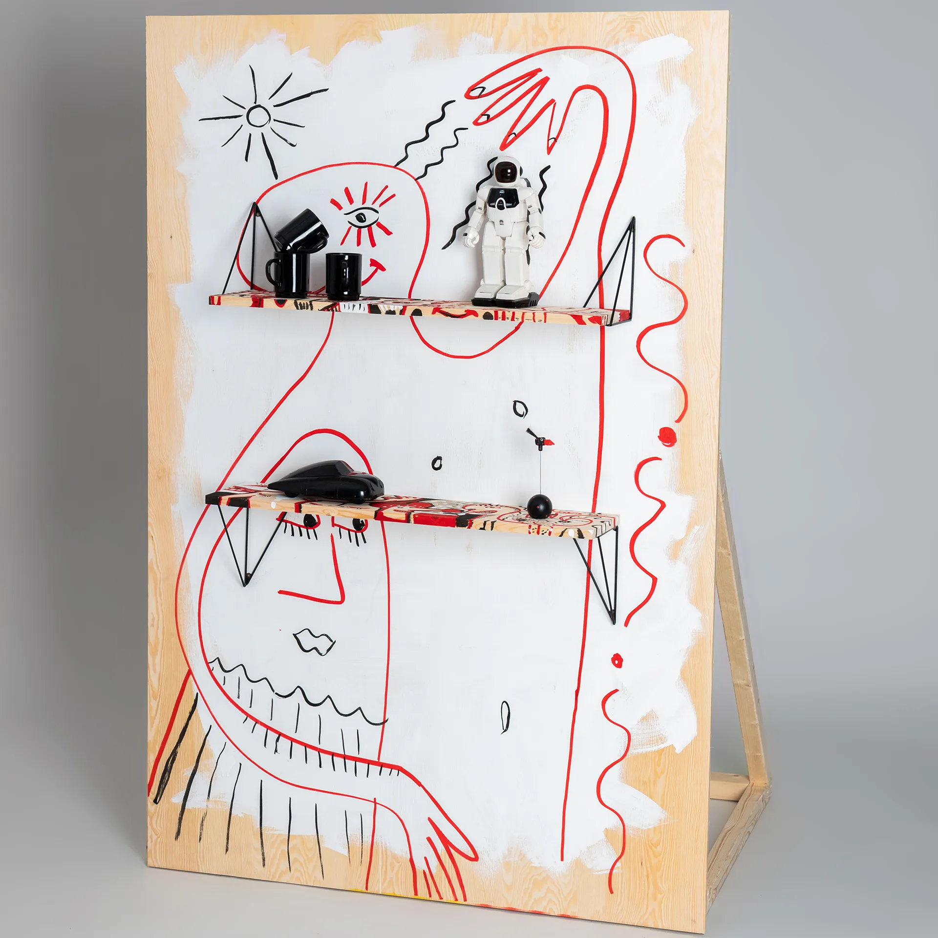 Estantería Pythagoras Play, negro Maze